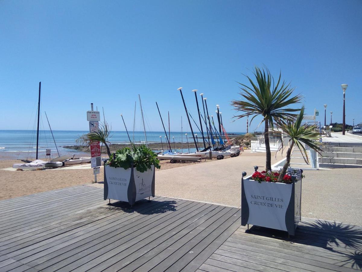 Maison Boisvinet Saint-Gilles-Croix-De-Vie, 4-5 P, Belle Cour Interieure, 200M Plage Εξωτερικό φωτογραφία